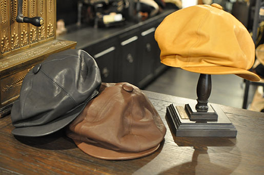 THE FAT HATTER ALL LEATHER CASQUETTE | THE FAT HATTER Official Website